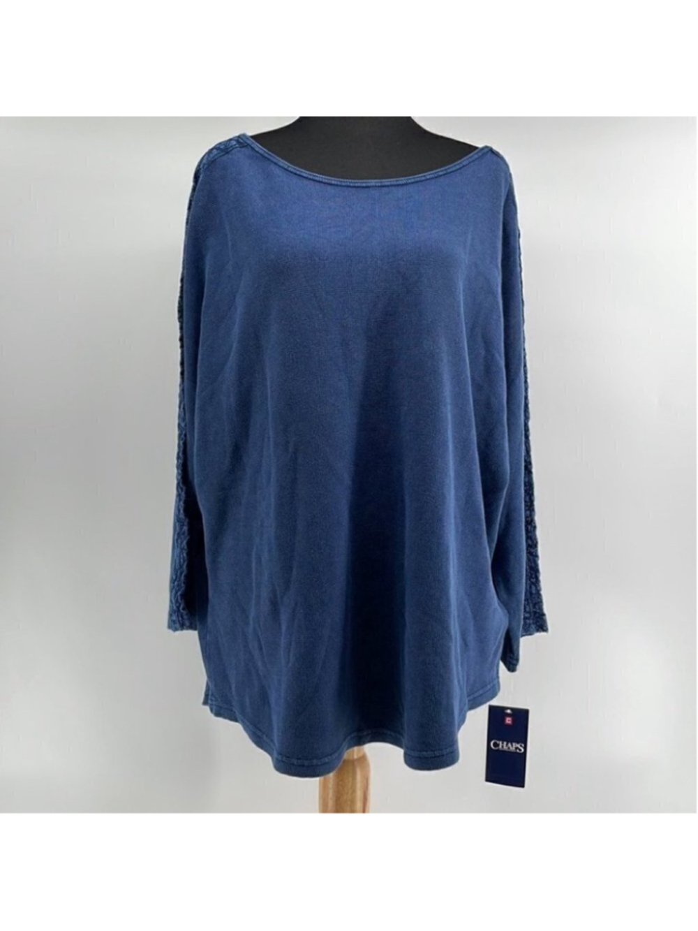 Chaps NWT waffle top with shoulder detail sz XL